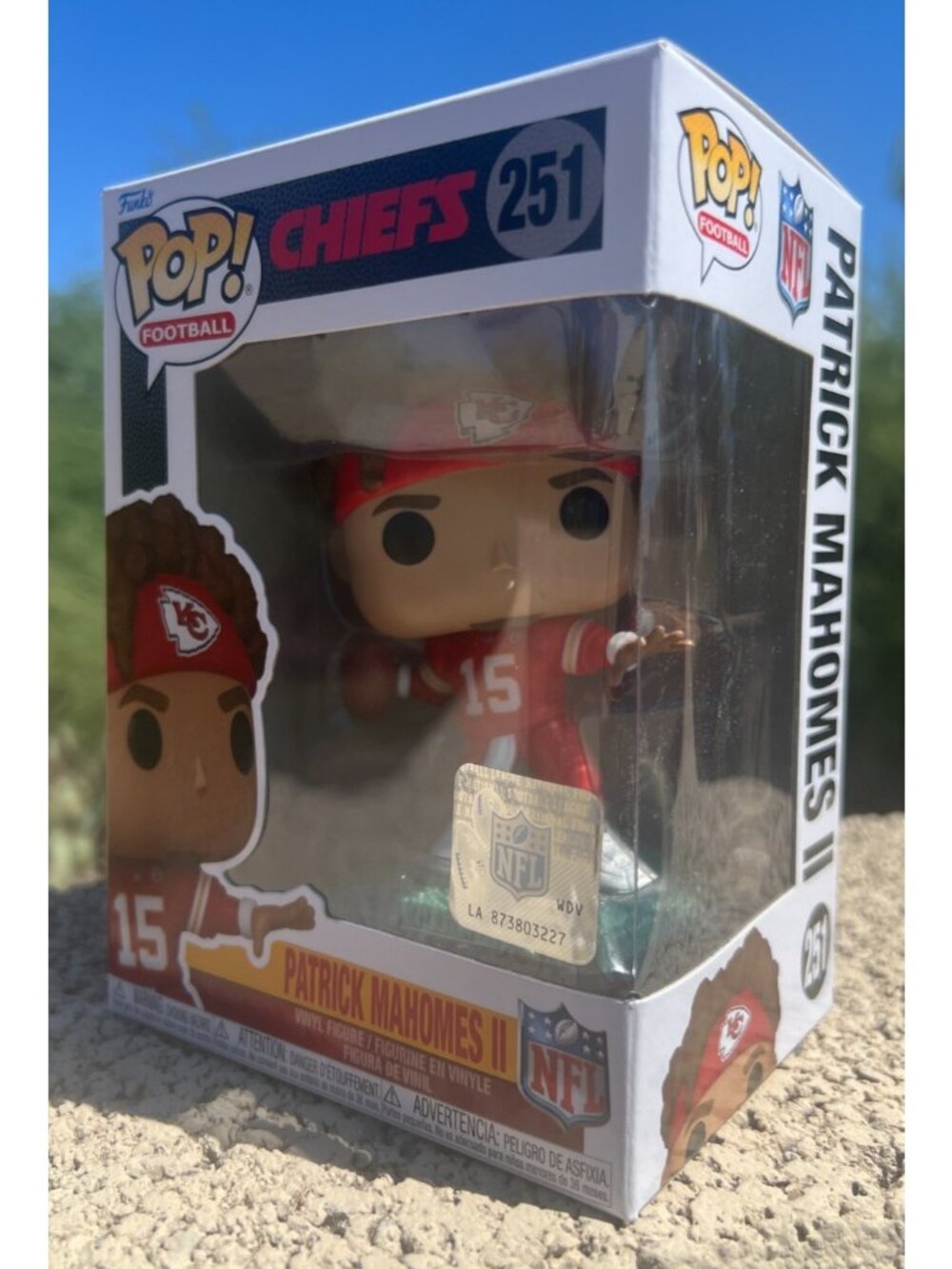 Funko Pop Football - Chiefs - Patrick Mahomes II (#251, NEW)